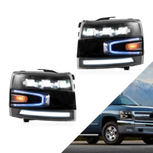 Reflektory Chevrolet Silverado 1500/2500HD/3500HD (2007–2014) Full LED