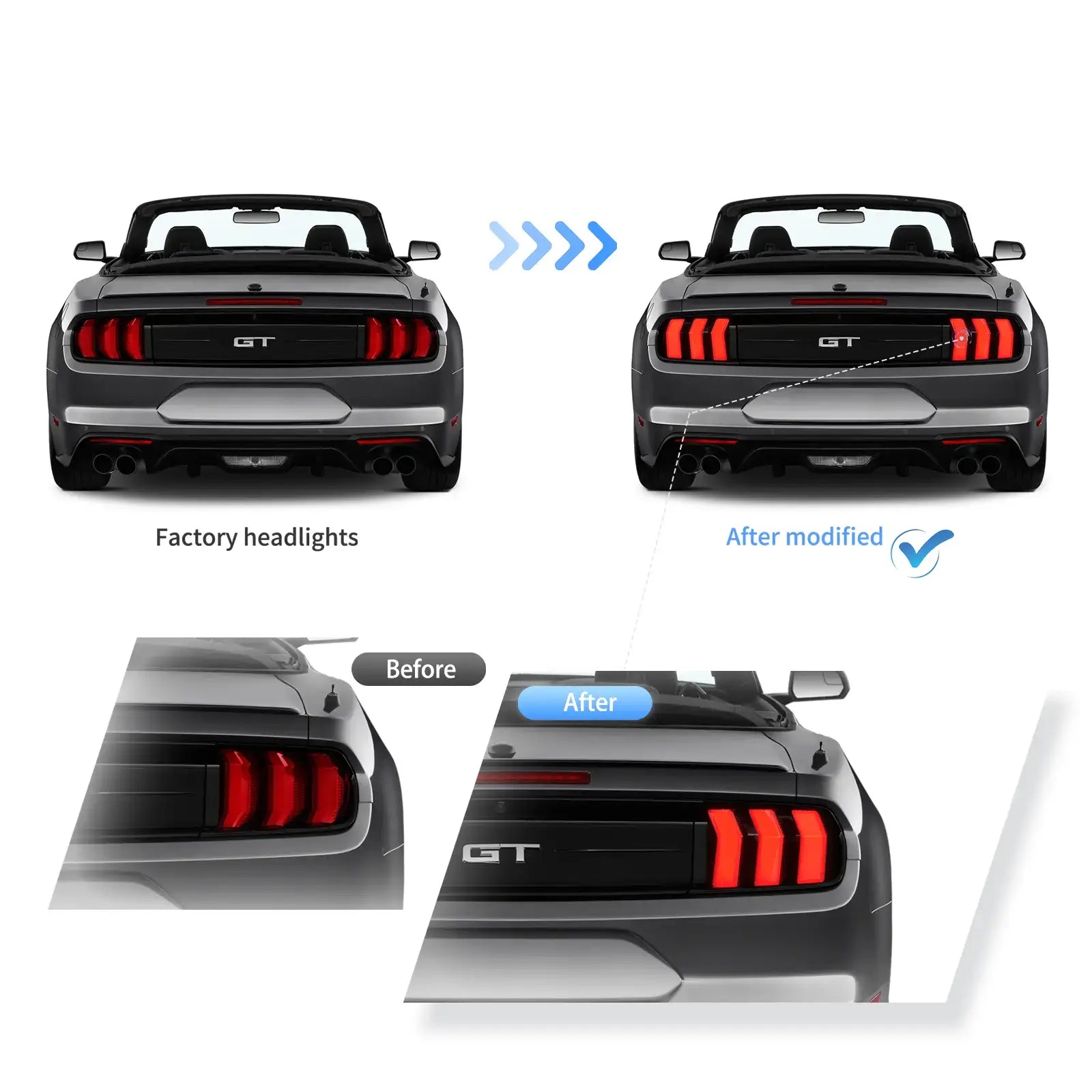 Tylne światła Ford Mustang S550 (2015–2022) Full LED - obrazek 3