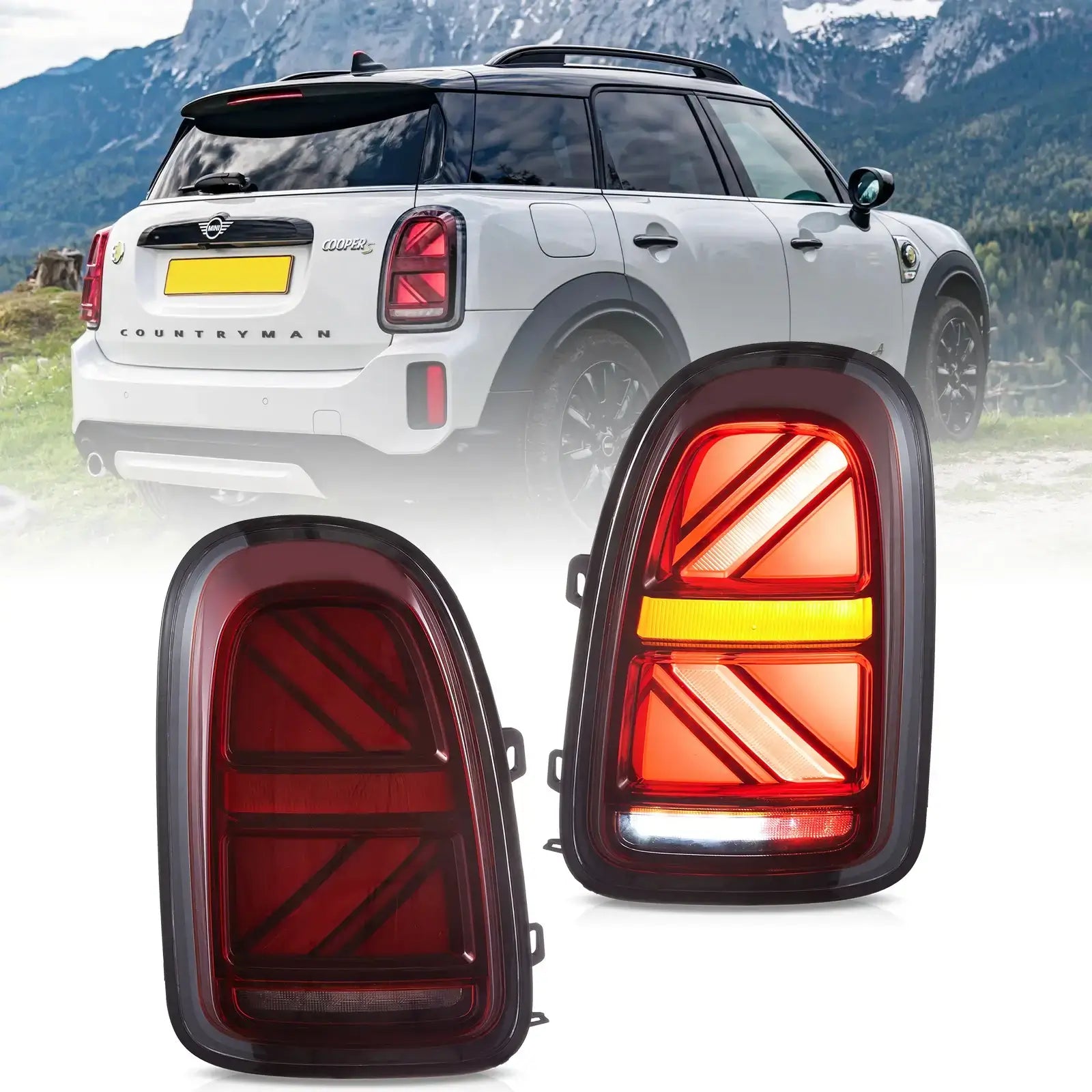 Tylne światła Mini Cooper Countryman F60 (2017–2023) Full LED Union Jack