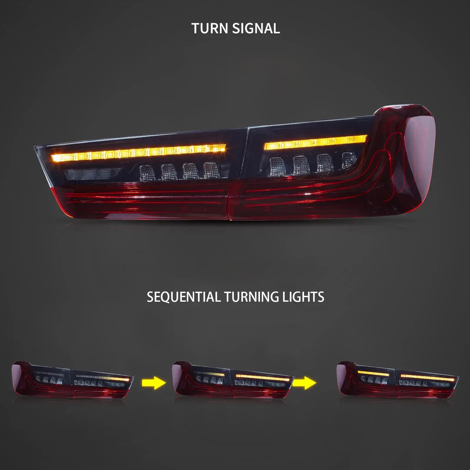 Tylne światła BMW Serii 3 G20 / G80 M3 (2018–2024) Laser Look Full LED - obrazek 3