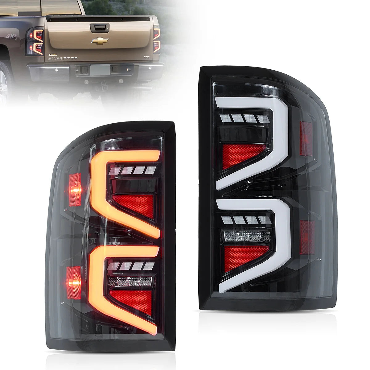Tylne światła Chevrolet Silverado / GMC Sierra (2007–2013) Full LED