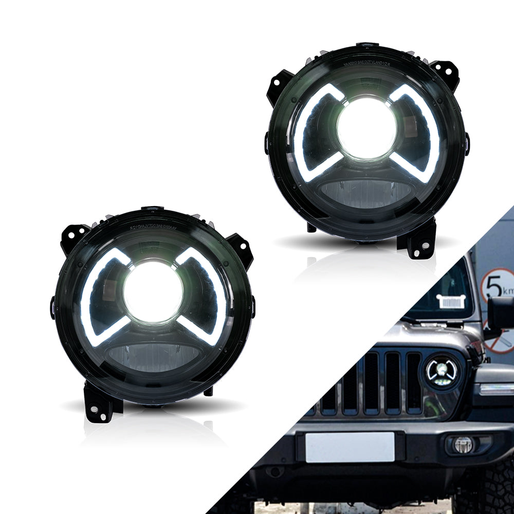Reflektory Jeep Wrangler JL / Gladiator JT (2018–2020) Full LED