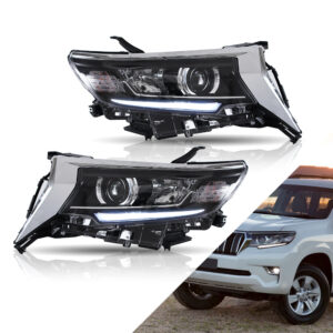 Reflektory LED Toyota Land Cruiser (2016–2021) sekwencyjne kierunkowskazy