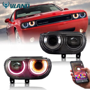 Reflektory Dodge Challenger 08-14 (wariant RGB Style)