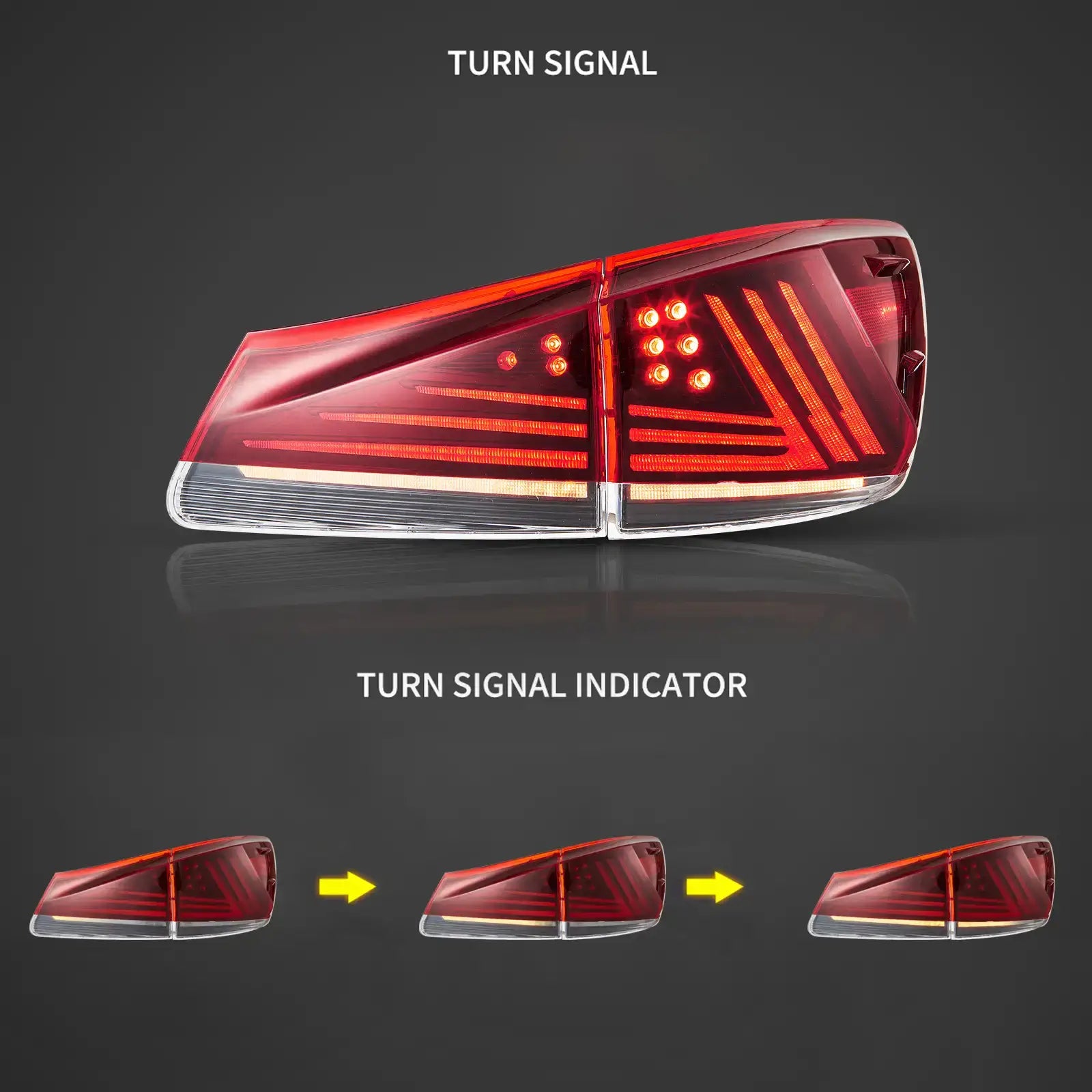 Tylne światła Lexus IS250 / IS350 / IS220d / IS F (2006–2015) LED - obrazek 3
