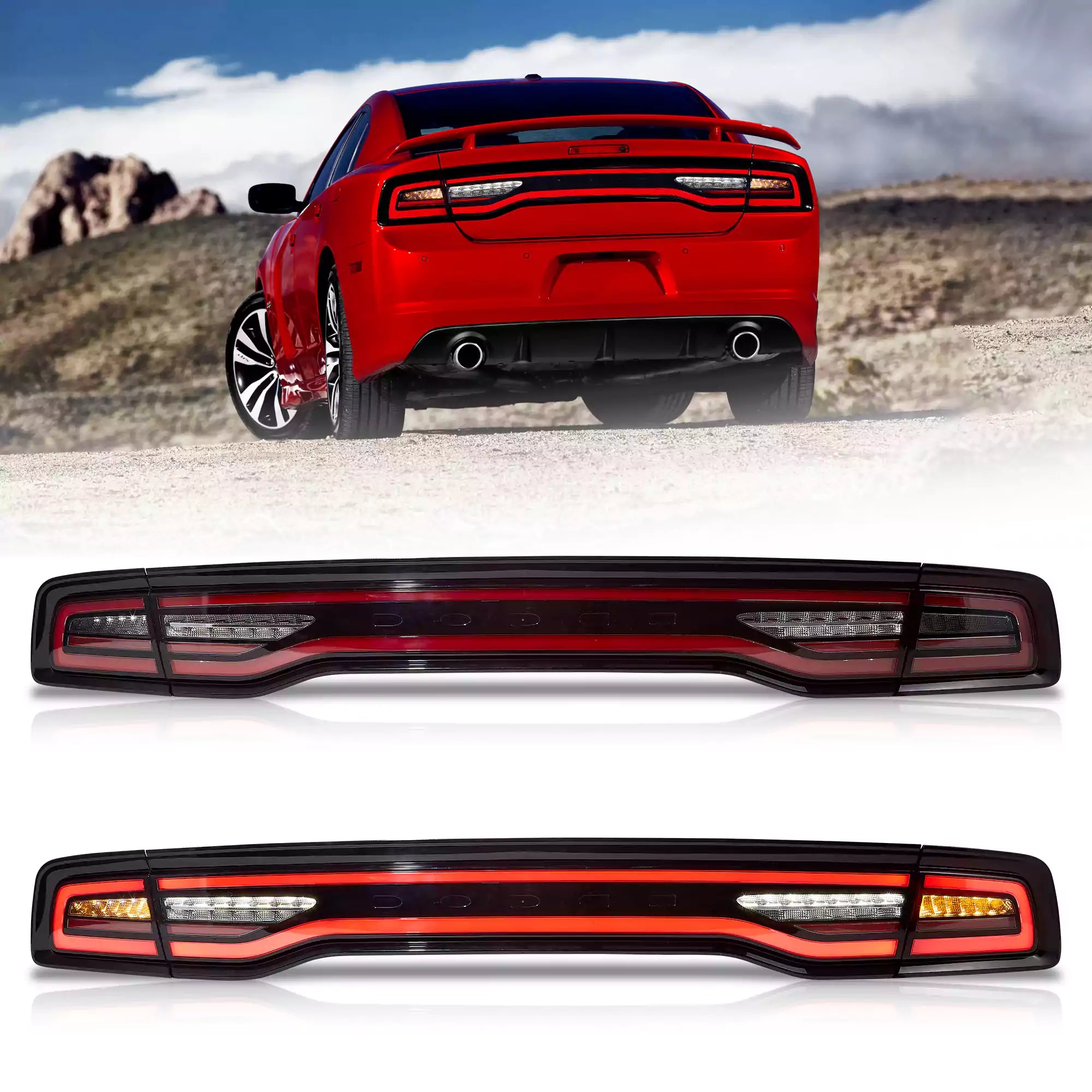 Tylne światła Dodge Charger (2011–2014) Blenda Full LED