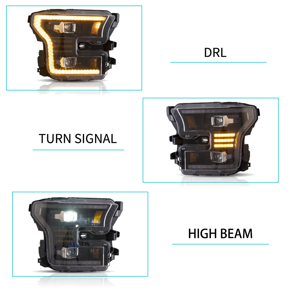 Reflektory Ford F150 2015-2017 Full LED - obrazek 5