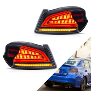 Tylne lampy Subaru WRX i WRX STI 1. generacji 15-21 (VA LED tylne światła z sekwencyjnym kierunkowskazem