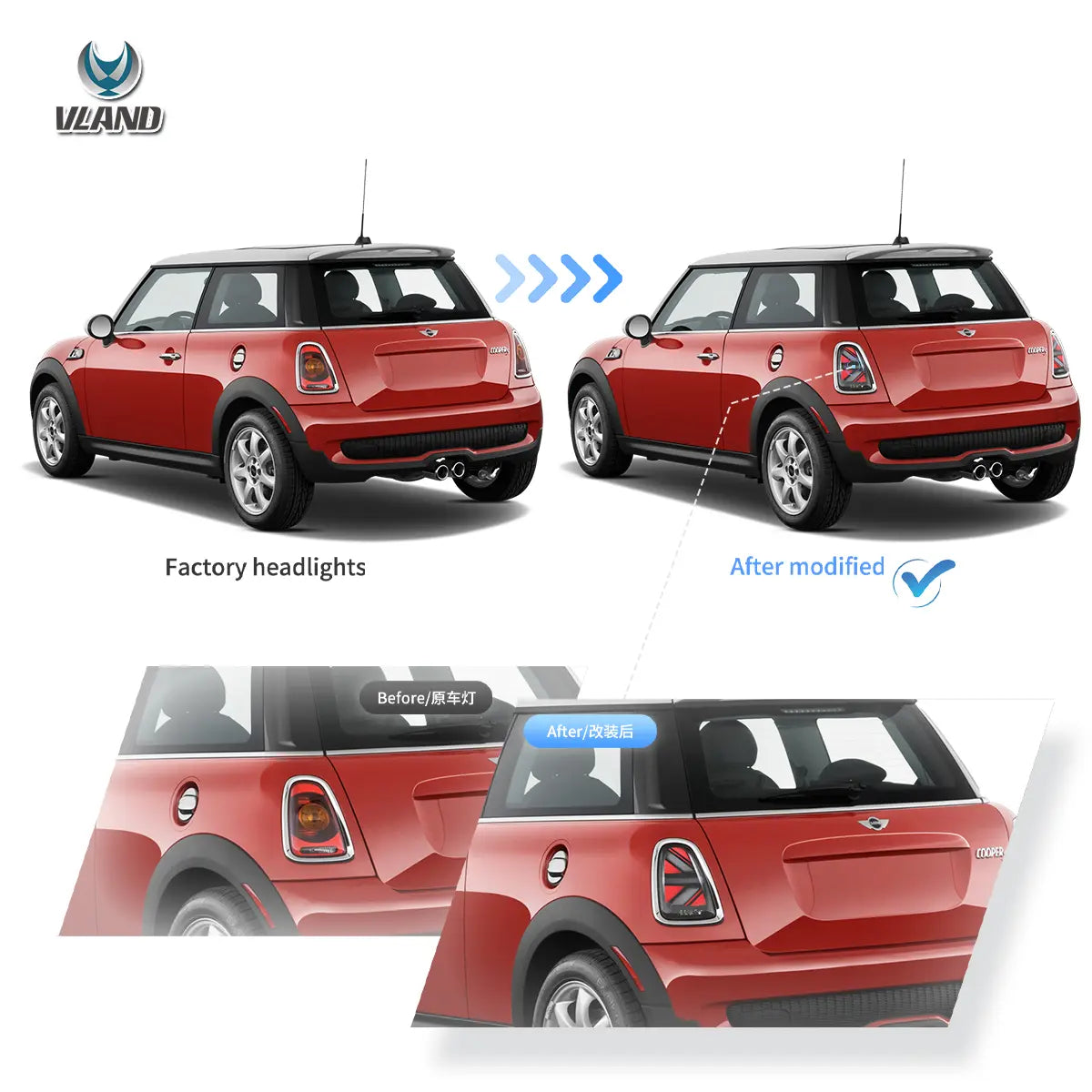Tylne światła Mini Cooper R56 / R57 / R58 / R59 (2007–2013) Full LED - obrazek 5