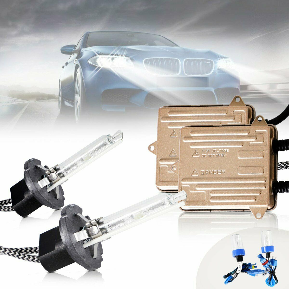 Żarówki D2H/H7 konwersja żarówki HID KIT 12V 35W/55W 6000K