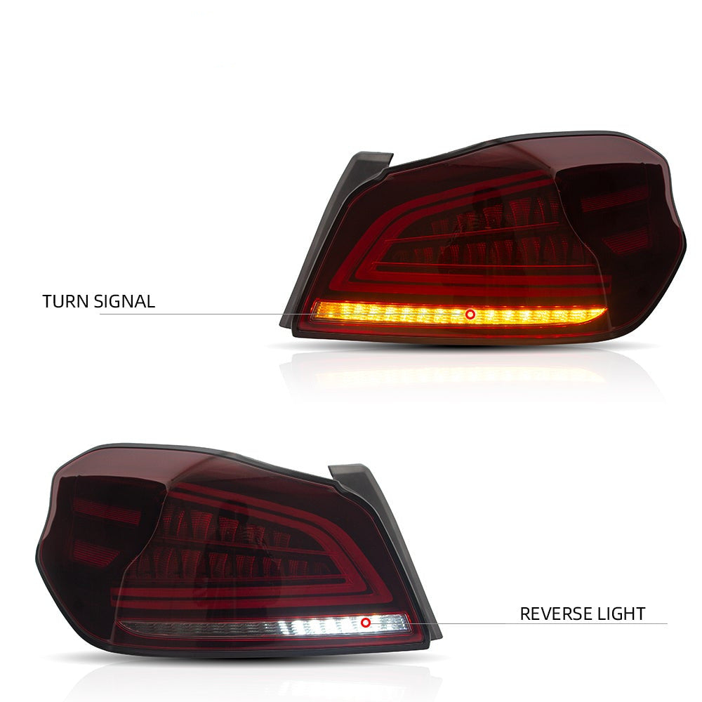 Tylne lampy Subaru WRX i WRX STI 1. generacji 15-21 (VA LED tylne światła z sekwencyjnym kierunkowskazem - obrazek 4