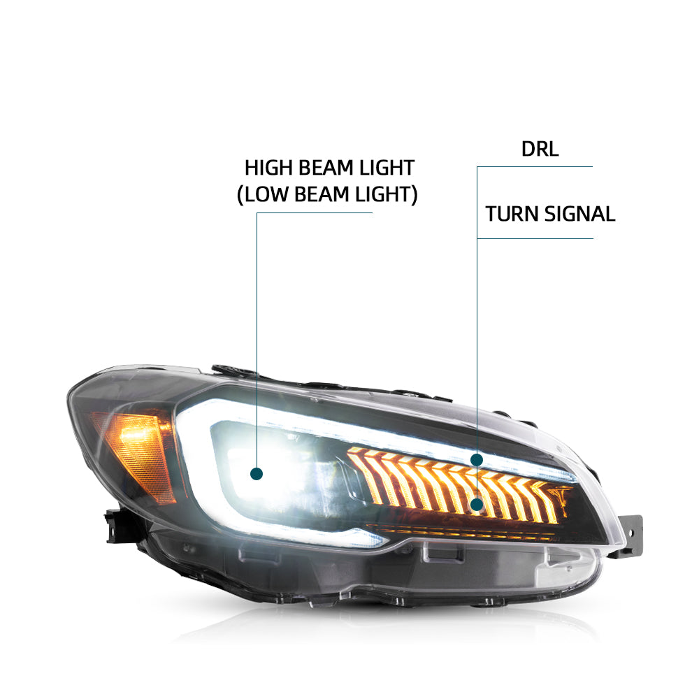 Reflektory projekcyjne Full LED do Subaru WRX 2015-2021 - obrazek 4