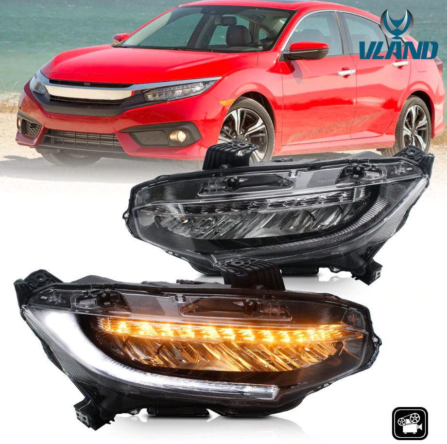 Reflektory Honda Civic (2016-2021) Full LED - obrazek 2