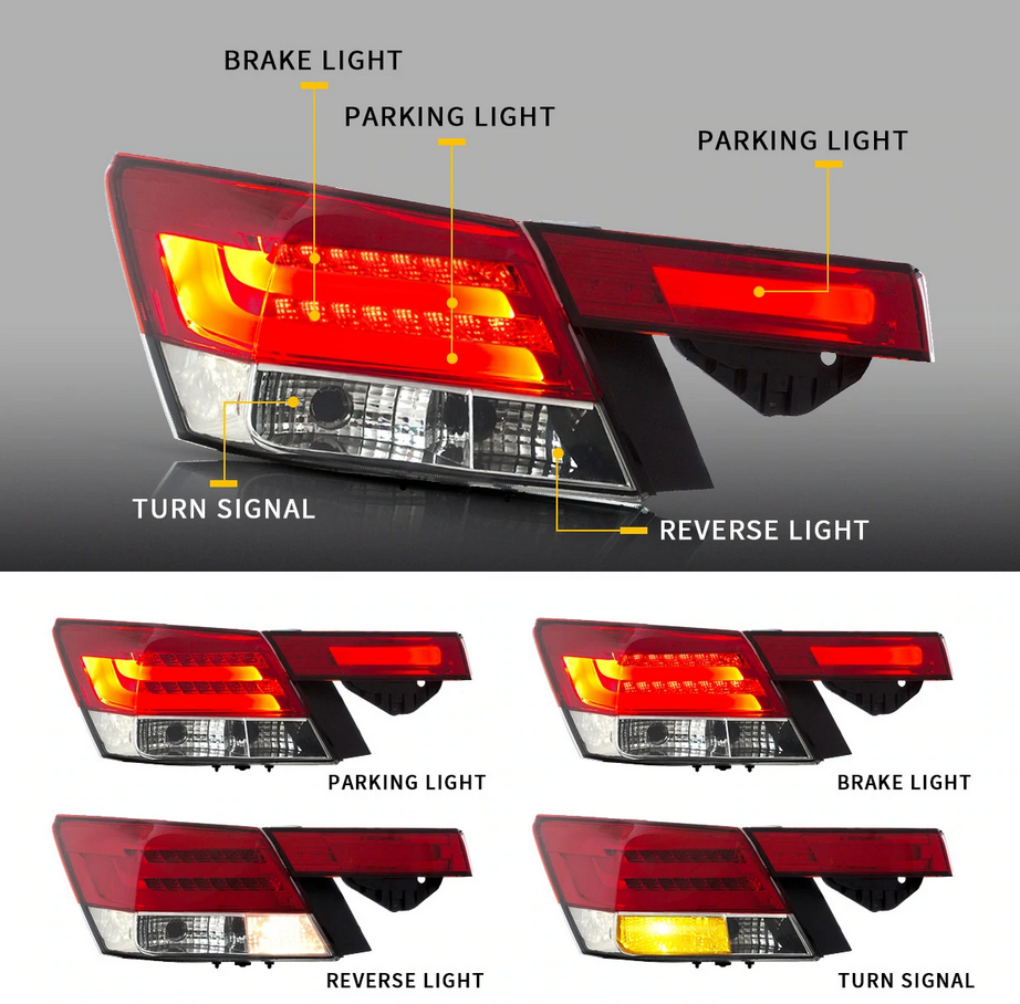 Tylne światła Honda Accord Sedan (2008–2012) LED - obrazek 4