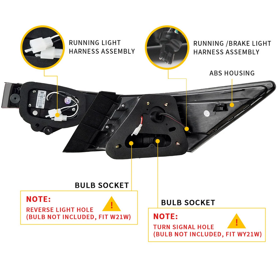 Tylne światła Honda Accord Sedan (2008–2012) LED - obrazek 5