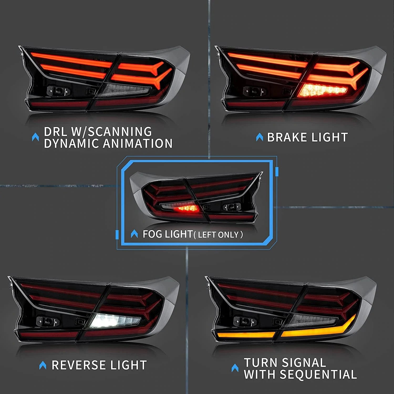 Tylne światła Honda Accord X (2018–2021) Full LED - obrazek 5