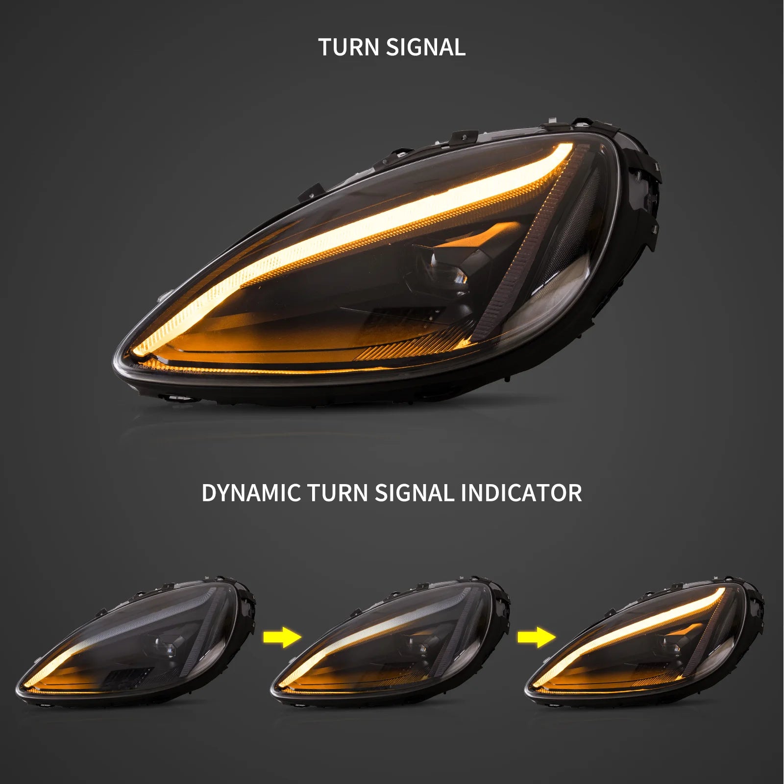 Reflektory Chevrolet Corvette C6 EU (2005–2013) Full LED - obrazek 3