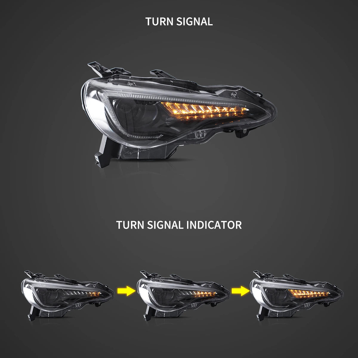 Reflektory Toyota 86/GT86, Subaru Brz, Scion Frs (2012–2021) LED - obrazek 4