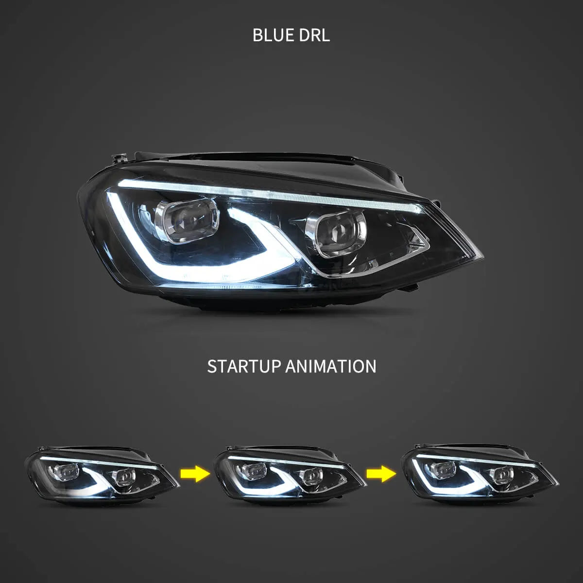Reflektory Volkswagen Golf MK7 (2015–2017) Full LED - obrazek 3