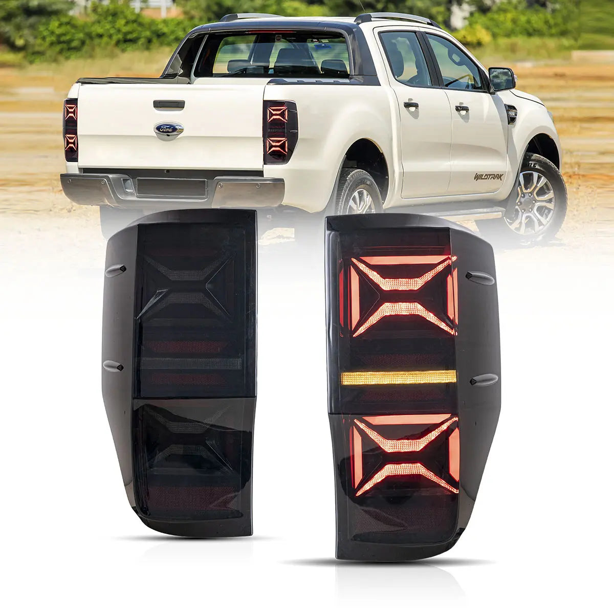 Tylne światła Ford Ranger T6 / P375 (2012–2022) Full LED