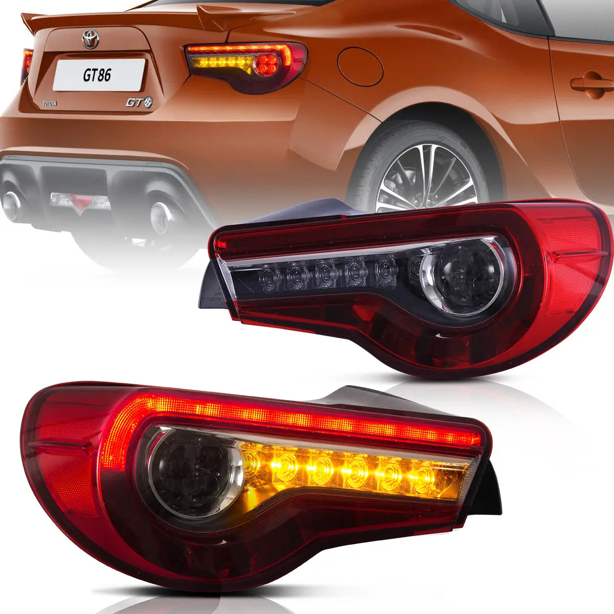 Tylne lampy Toyota 86 / Subaru BRZ / Scion FR-S (2012–2021) Full LED - obrazek 4