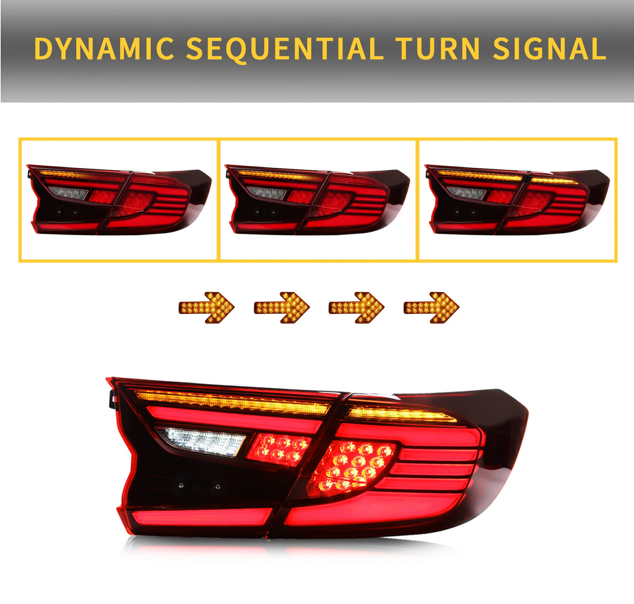 Tylne światła do Honda Accord (2018–2022) Full LED - obrazek 4