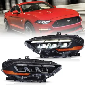 Reflektory Ford Mustang (2018–2024) S650-Style Full LED