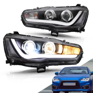 Reflektory Mitsubishi Lancer IX 9 / Evo 10 X (2008–2017) DRL