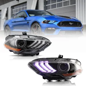 Reflektory Full LED do Ford Mustang 6. generacji (2018–2022)