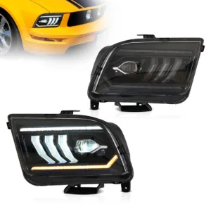 Reflektory Ford Mustang V (S197) 2005–2009 Full LED