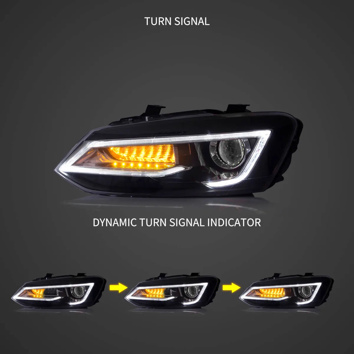 Reflektory VW Polo MK5 Classic/RedDemon (2009-2017) LED - obrazek 5