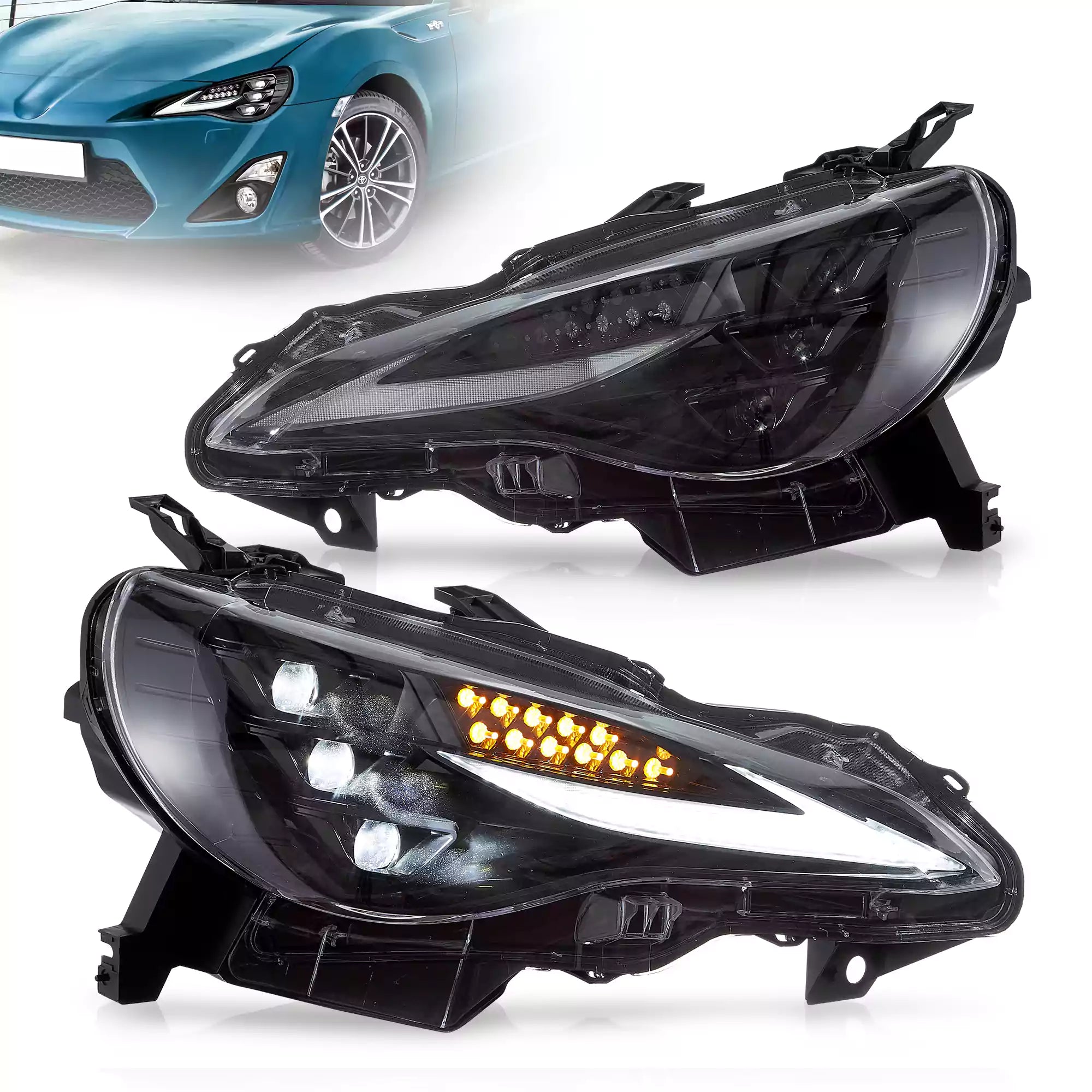 Reflektory SCION FR-S / SUBARU BRZ / TOYOTA 86 GT86 (2012–2021) Full LED