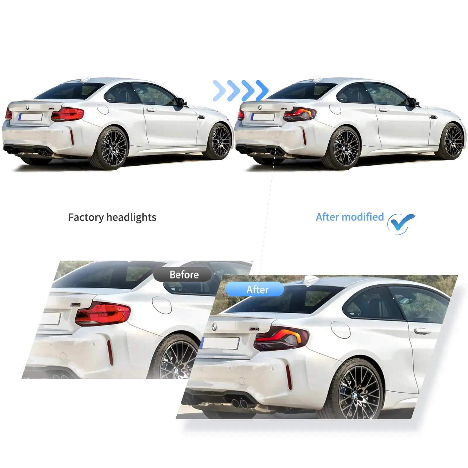 Tylne Światła LED BMW F22 / F23 / M2 F87 (2012–2019) Full LED - obrazek 5