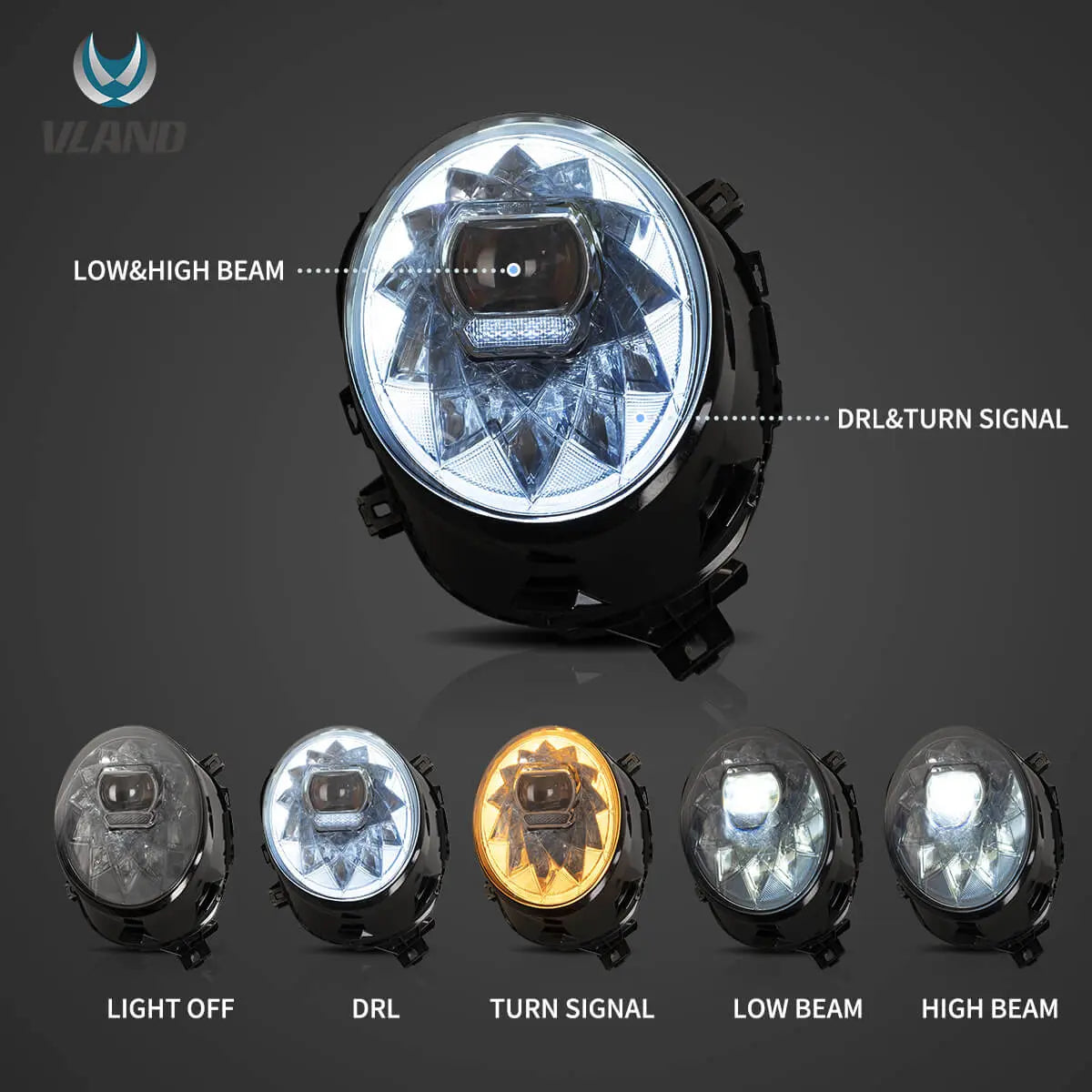 Reflektory MINI Hatch F55/F56/F57 (2014–2022) Full LED - obrazek 3