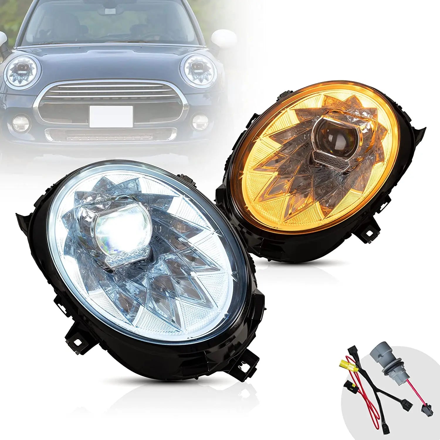 Reflektory MINI Hatch F55/F56/F57 (2014–2022) Full LED
