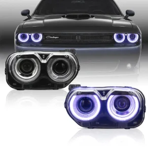 Reflektory Dodge Challenger (2015–2024) RGB DRL LED
