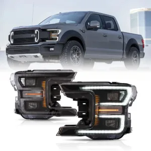Reflektory Ford F150 13th Gen 18-20 Full LED projekcyjne z animacją uruchamiania