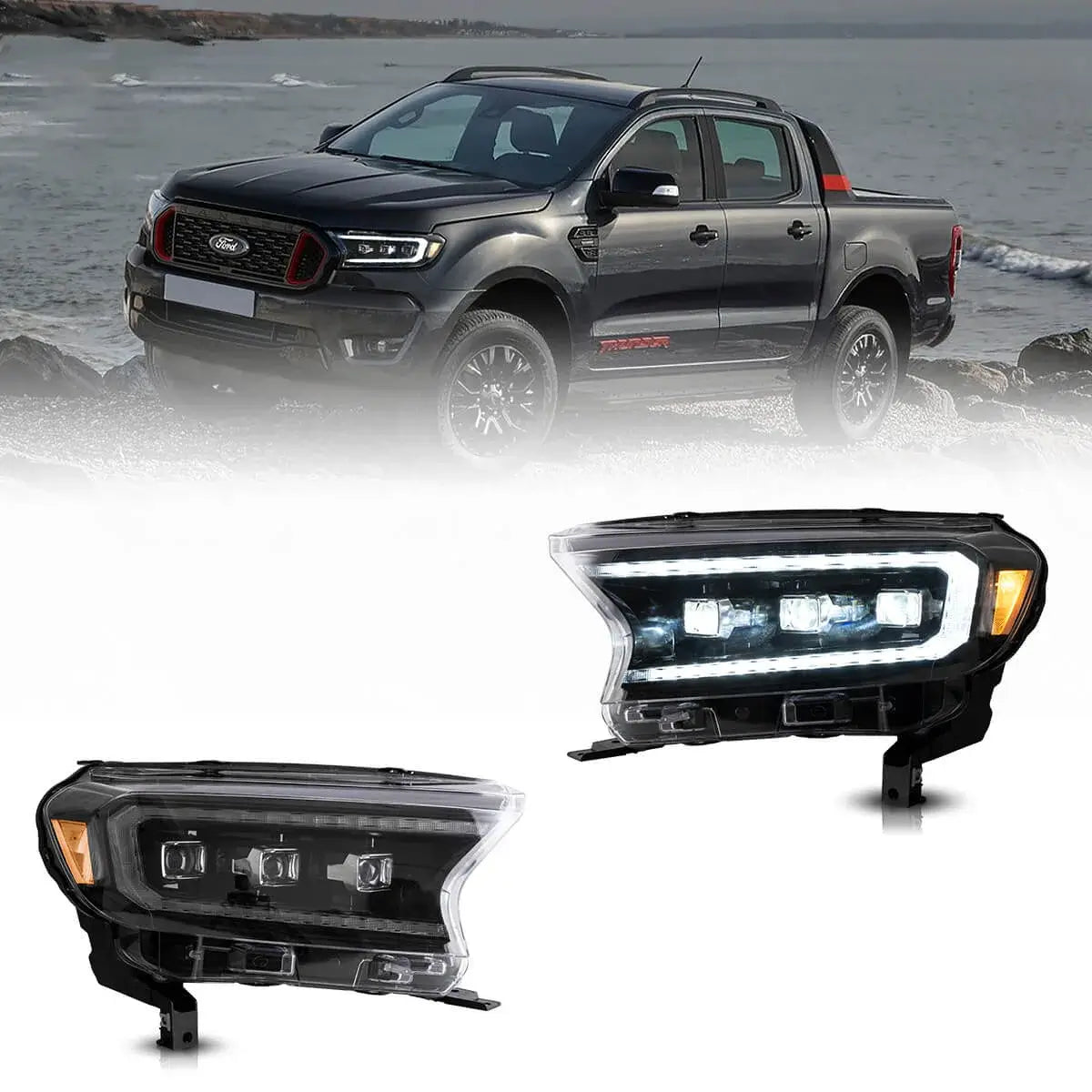 Reflektory Ford Ranger 3 gen. P375 (2019–2023) Full LED Matrix - obrazek 2