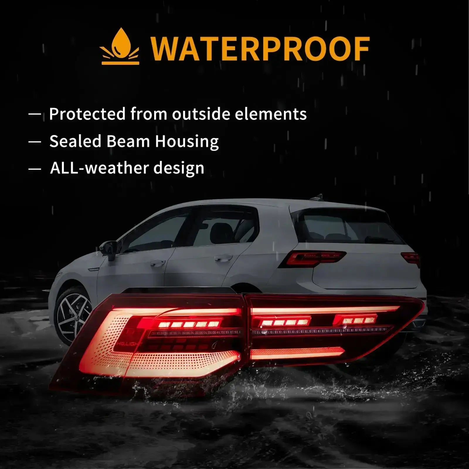 Tylne światła LED VW Golf MK8 Hatchback (2020–obecnie) Full LED - obrazek 5