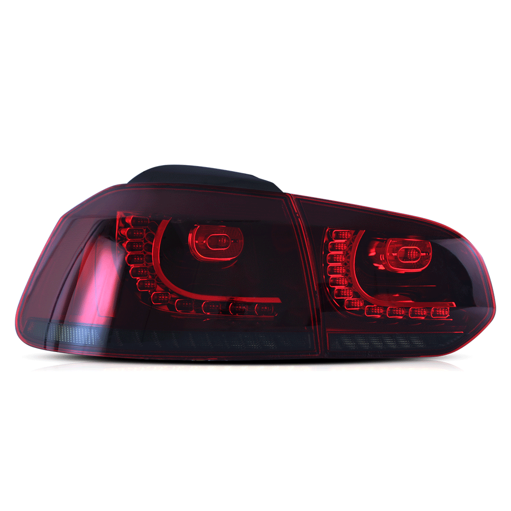 Lampy tylne Volkswagen Golf Mk6 08-12 LED z pomarańczowym sekwencyjnym kierunkowskazem - obrazek 5