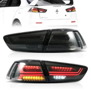 Światła tylne Mitsubishi Lancer EVO X 08-17 LED z sekwencyjnym kierunkowskazem