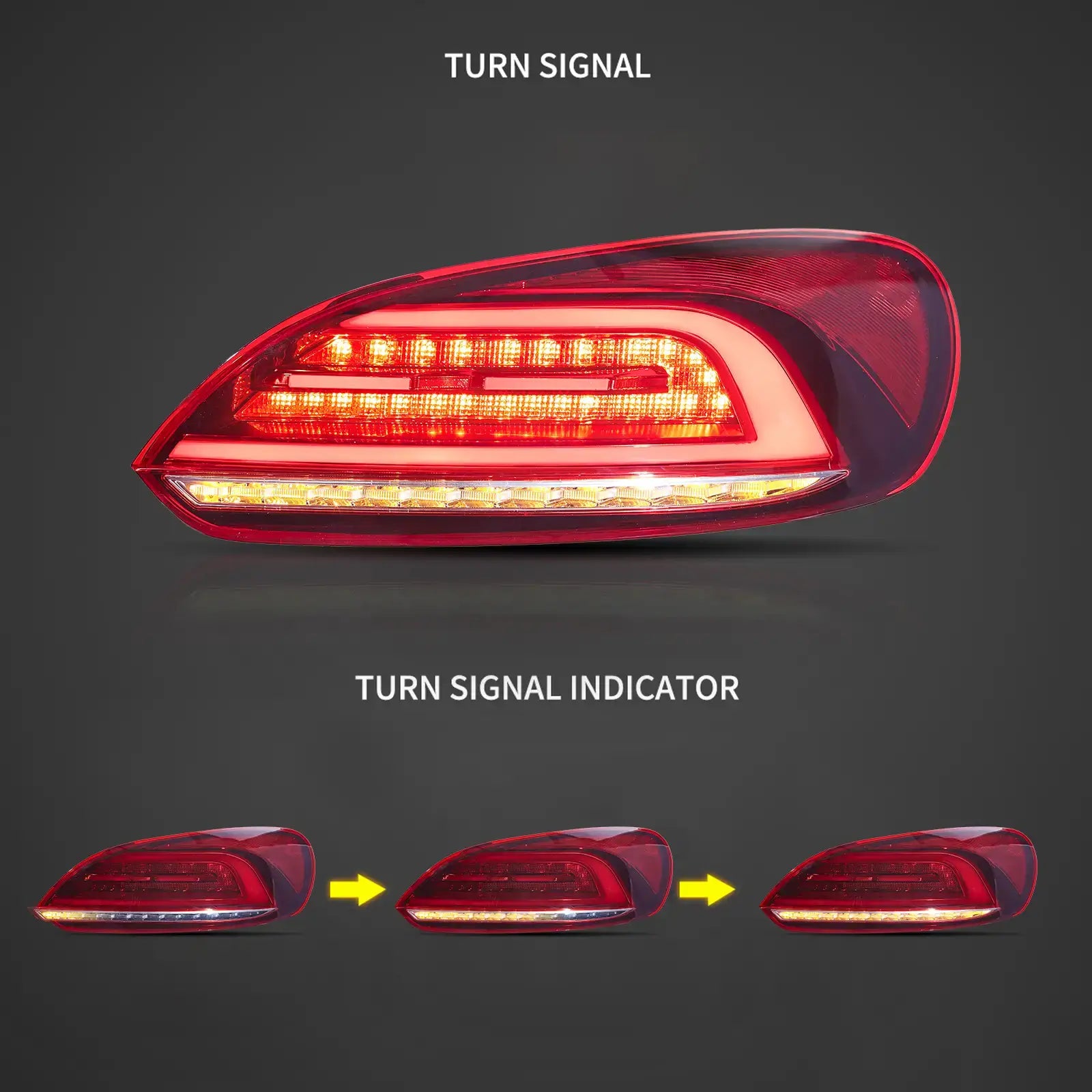 Tylne światła VW Scirocco 3. gen (2009–2014) Full LED - obrazek 4