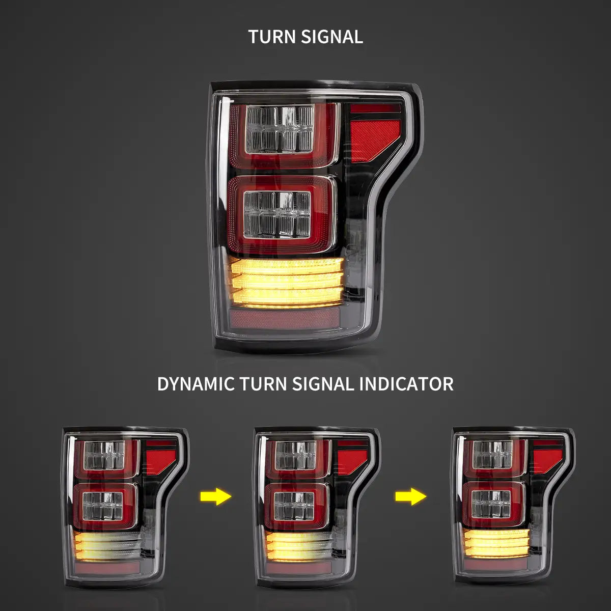 Lampy tylne Ford F150 13Gen 15-20 LED Kierunkowskaz sekwencyjny - obrazek 4