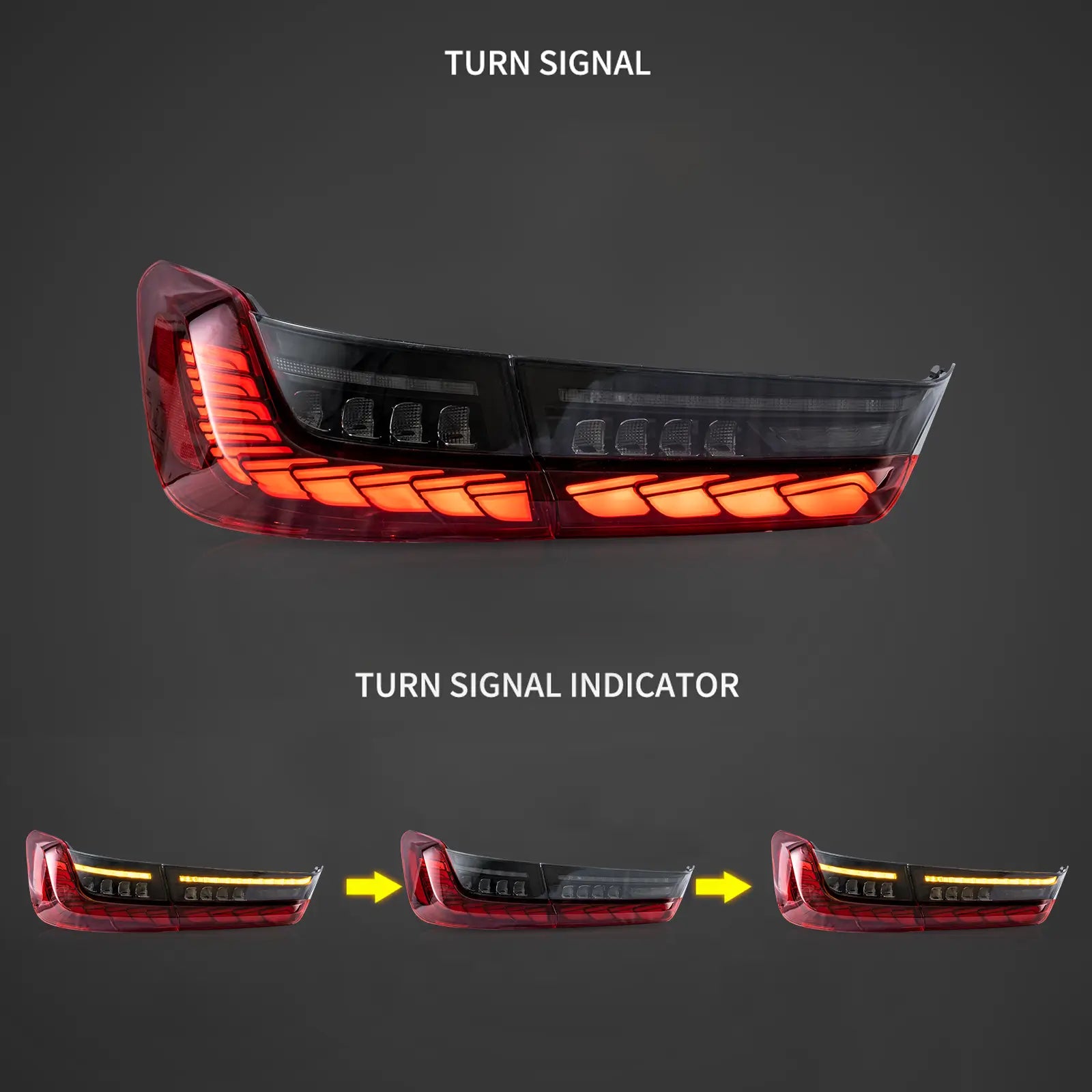 Tylne światła BMW SERIA 3 G20 / G28 / M3 G80 (2018–2024) Full LED OLED - obrazek 4