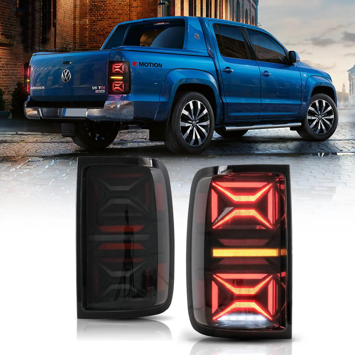 Tylne światła LED do VW Amarok (2010–2021) Full LED