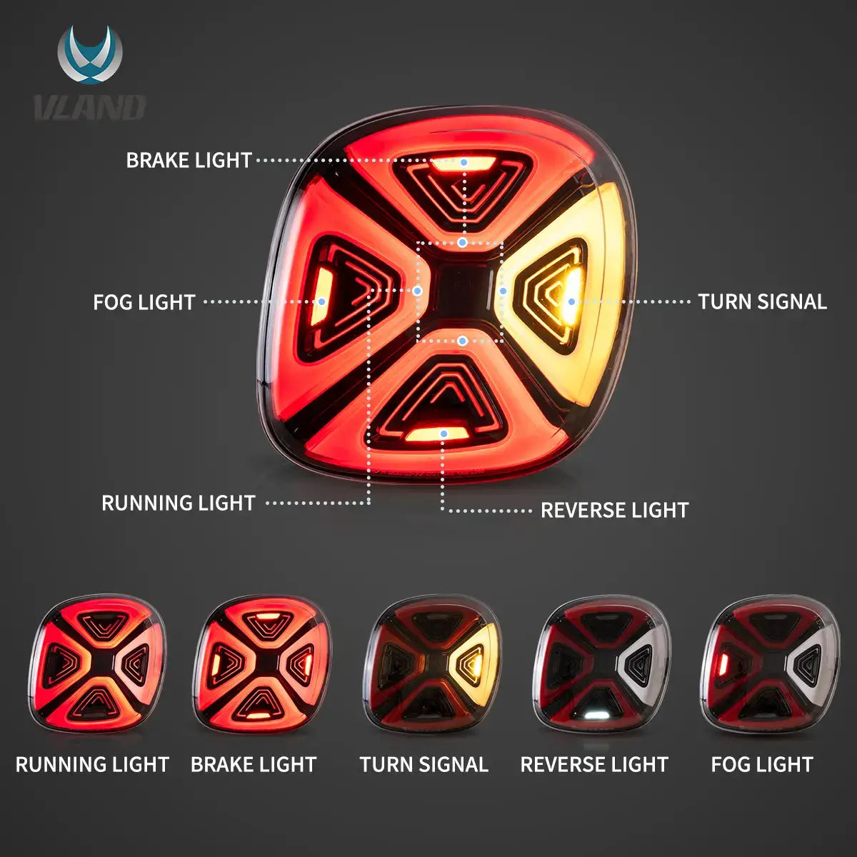 Tylne światła Smart Fortwo (C453/A453) & Forfour (W453) 2015–2019 Full LED - obrazek 4