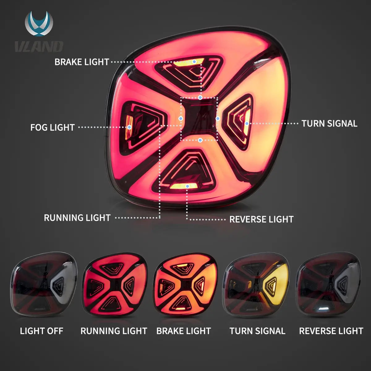 Tylne światła Smart Fortwo (C453/A453) & Forfour (W453) 2015–2019 Full LED - obrazek 2