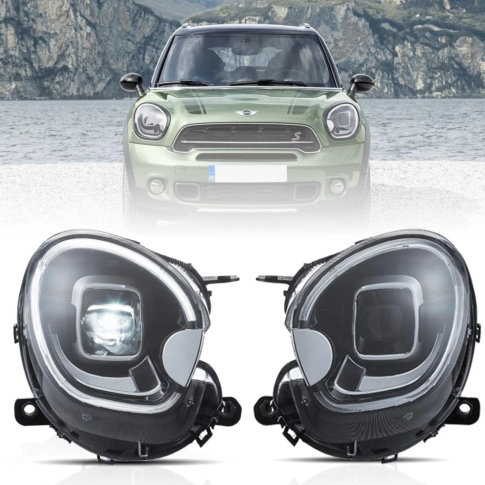 Reflektory Mini Cooper Countryman R60 (2010–2016) Full LED