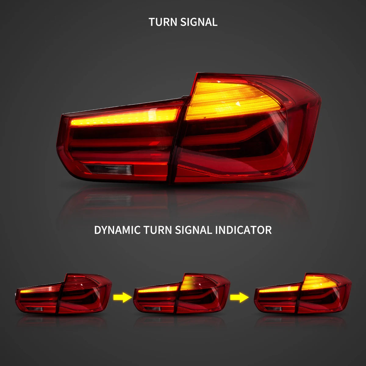 Lampy tylne BMW F30 F80 M3 Seria 3 LED 2012-2018 - obrazek 5