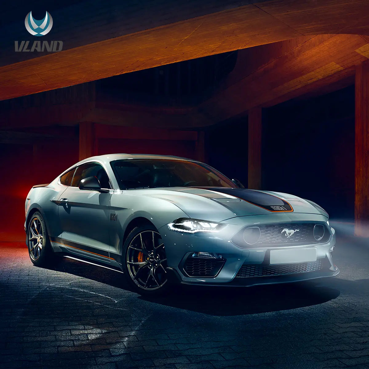 Reflektory Ford Mustang 6. generacji (2018–2020) Full LED - obrazek 5